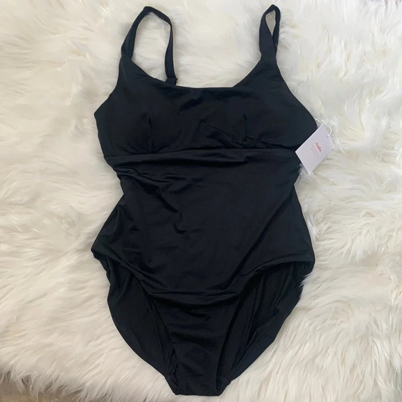 NWT Andie The Atlantic One Piece Swim Wear classic Black Medium - Picture 3 of 9